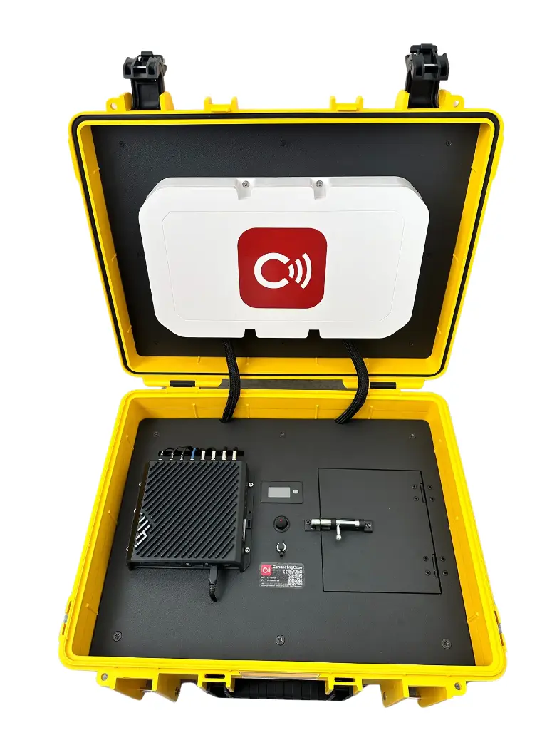 ConnectingCase.5G2GO (Gelb, inkl. 3 Jahre Netcloud Advance Lizenz)
